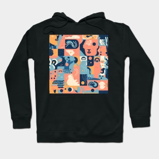 Technicolor imagination - Abstract Mindset Seamless Pattern Hoodie